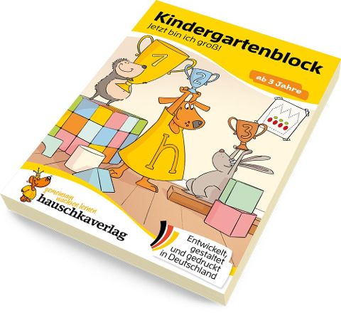 Kindergartenblock ab 3 Jahre - Jetzt bin ich groß!